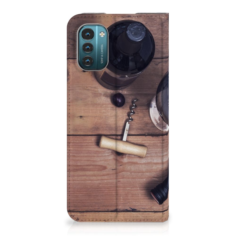 Nokia G11 | G21 Flip Style Cover Wijn - B2C Telecom