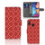 Samsung Galaxy A20e Telefoon Hoesje Batik Rood