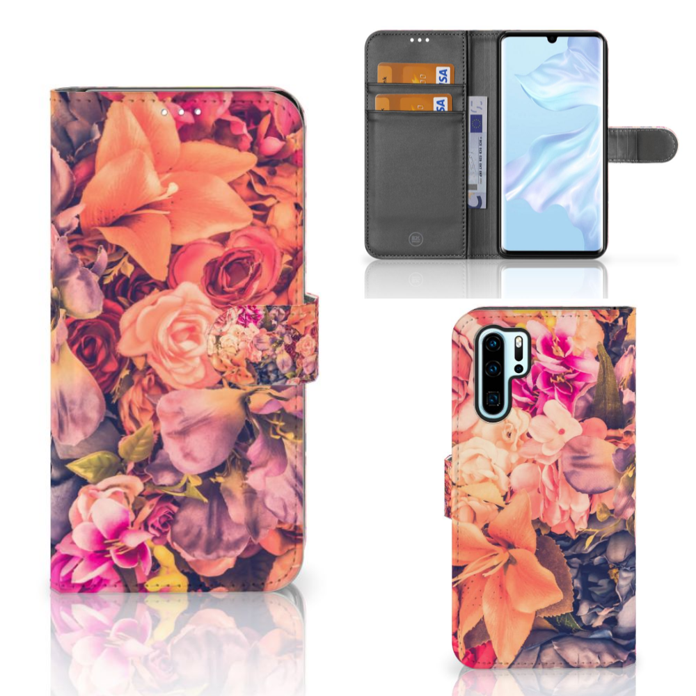 Huawei P30 Pro Hoesje Bosje Bloemen