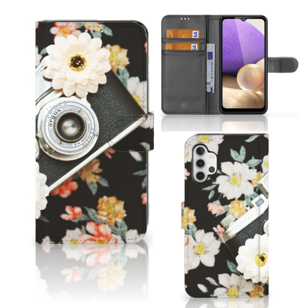 Samsung Galaxy A32 4G Telefoonhoesje met foto Vintage Camera