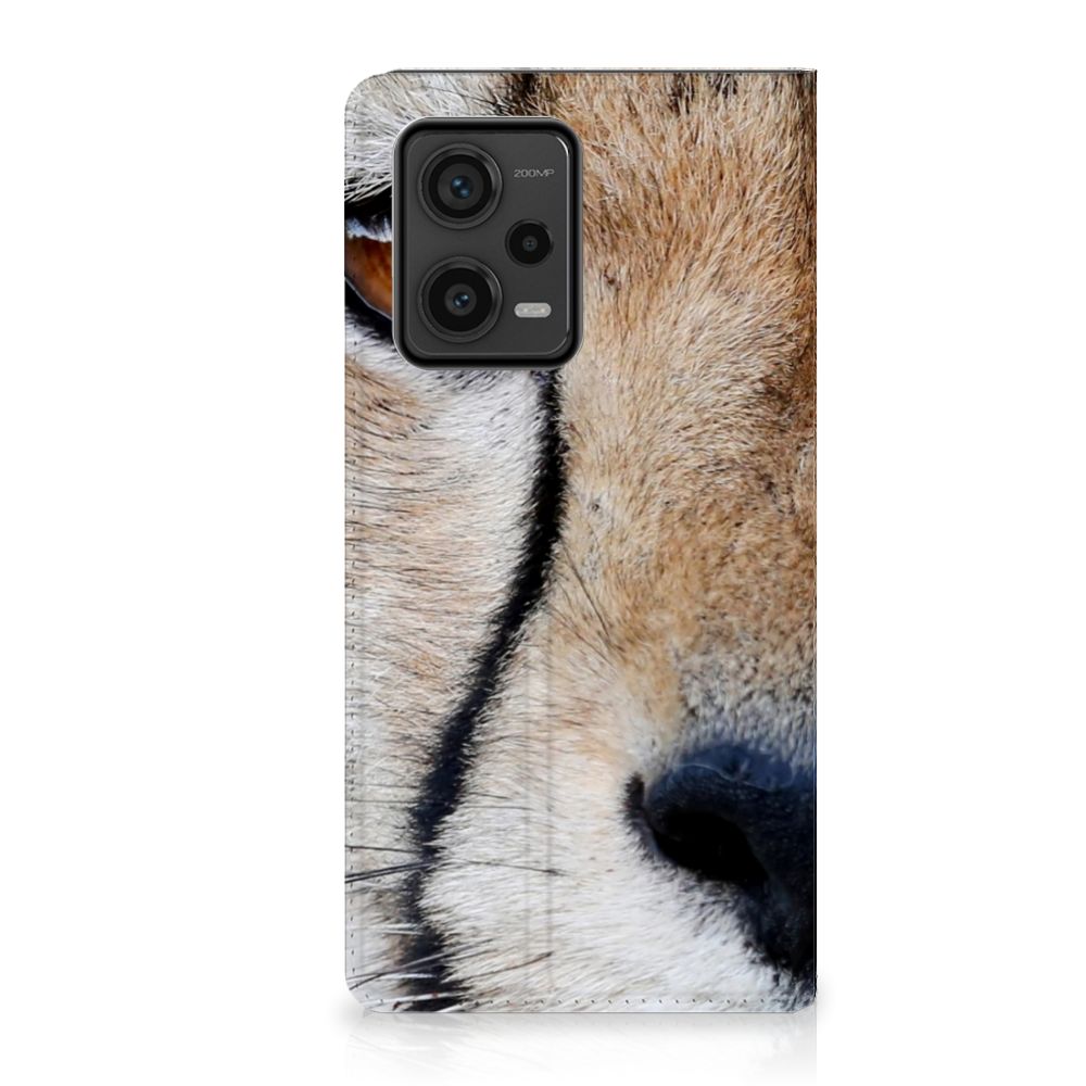 Xiaomi Redmi Note 12 Pro Plus Hoesje maken Cheetah met close-up foto van de cheetah