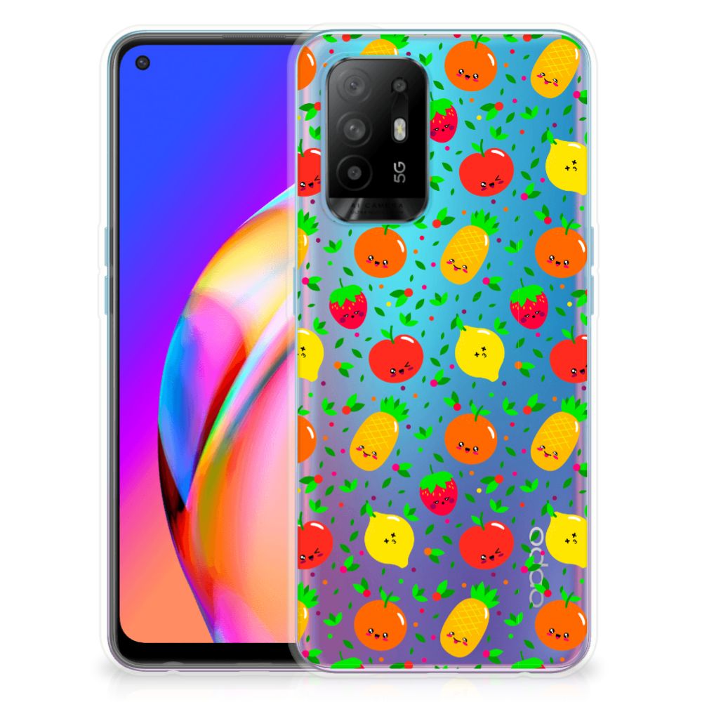 OPPO A94 5G | Reno5 Z Siliconen Case Fruits