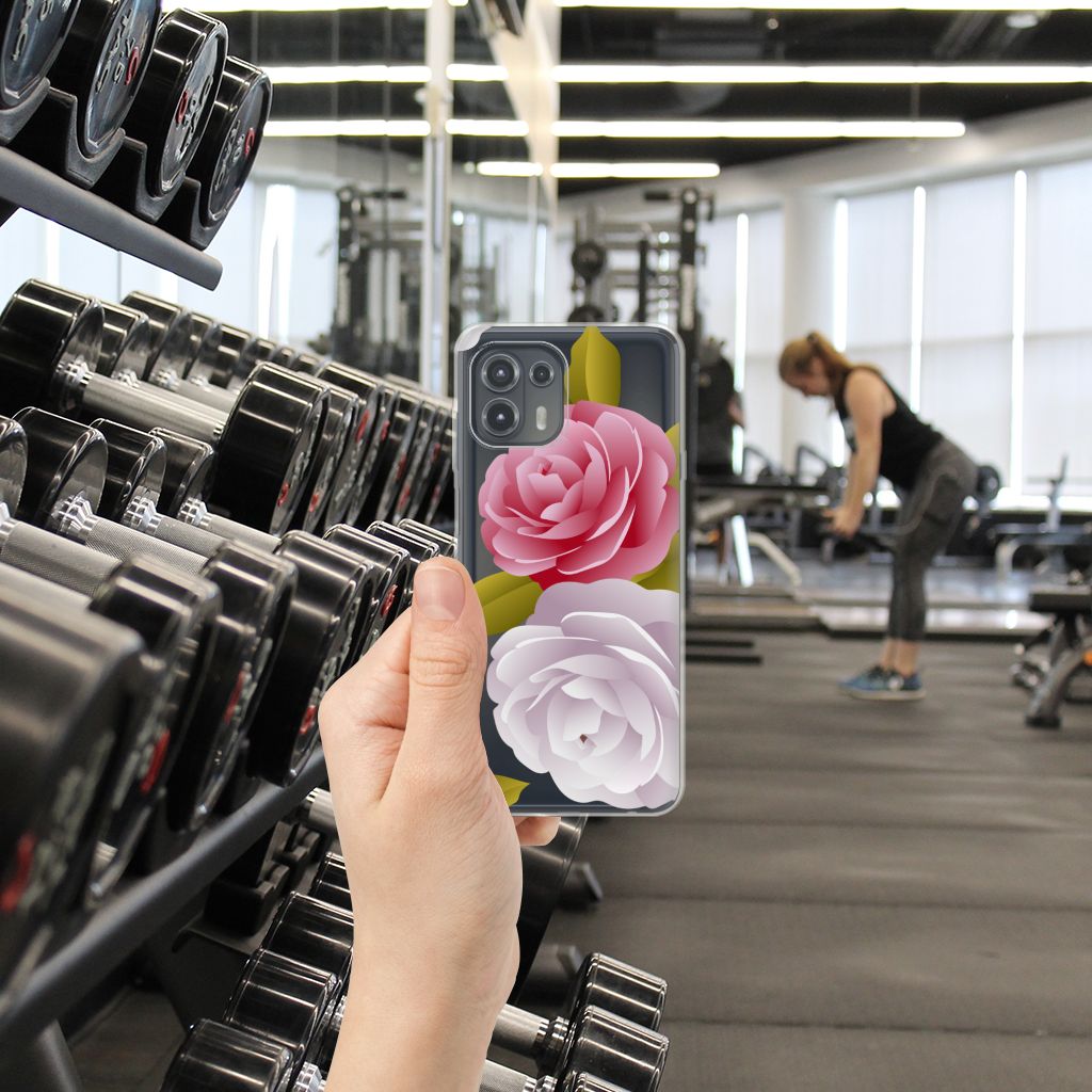 Motorola Edge 20 Lite TPU Case Roses B2C Telecom