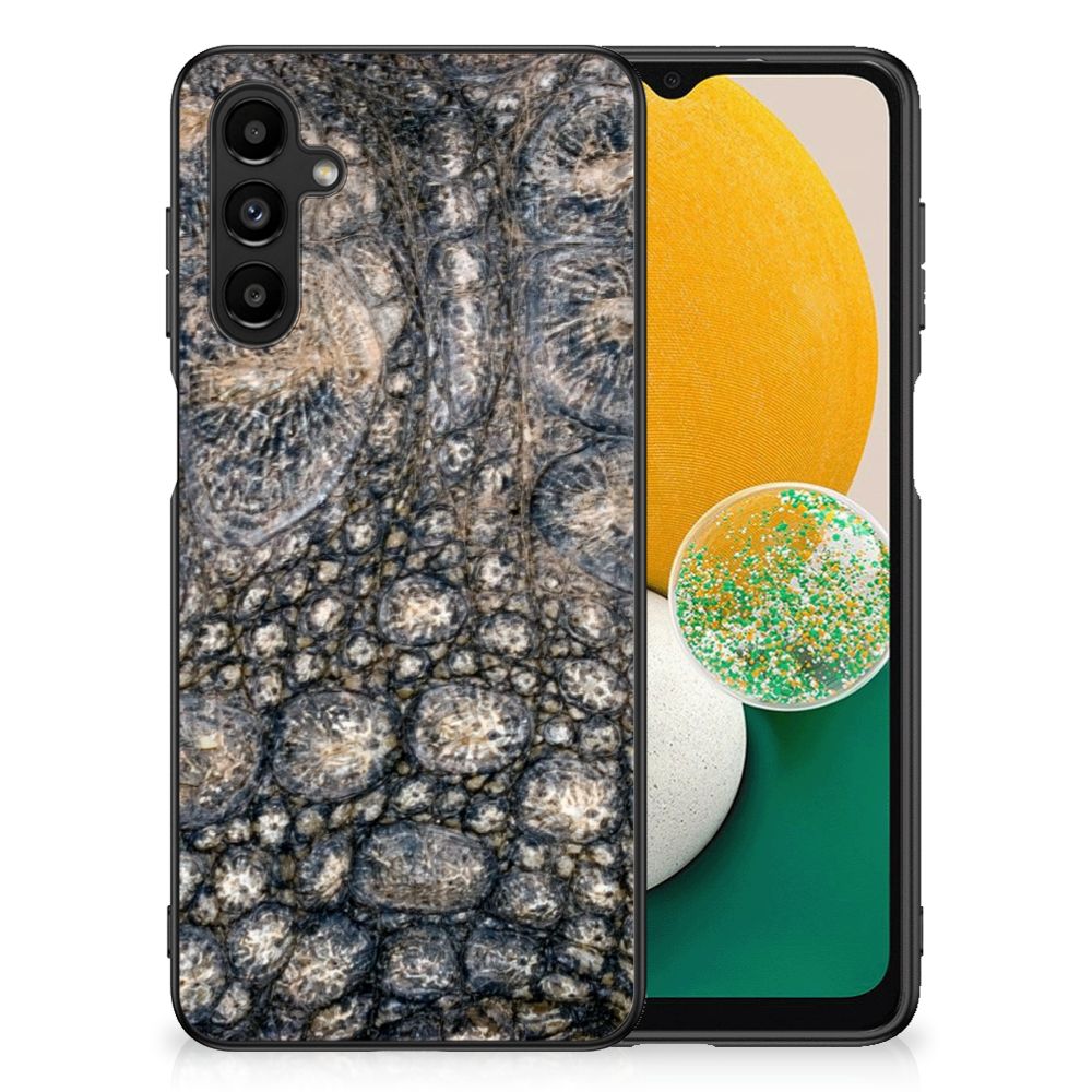 Samsung Galaxy A14 5G Dierenprint Telefoonhoesje Krokodillenprint met schokabsorberend TPU materiaal.