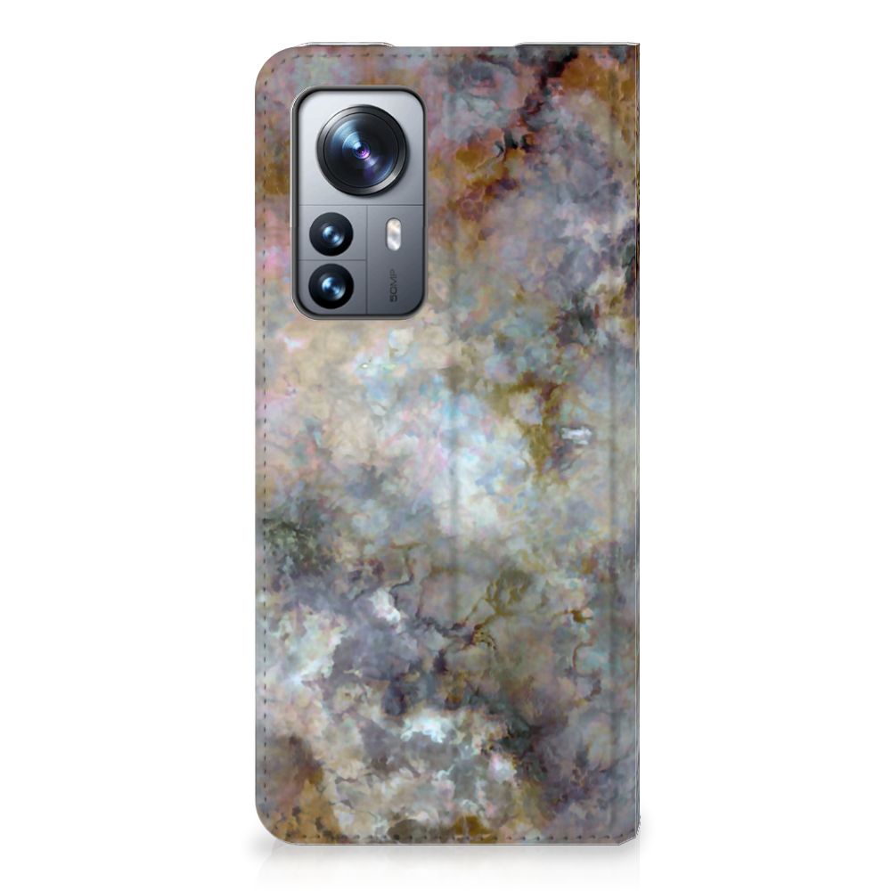 Xiaomi 12 Pro Standcase Marmer Grijs - B2C Telecom
