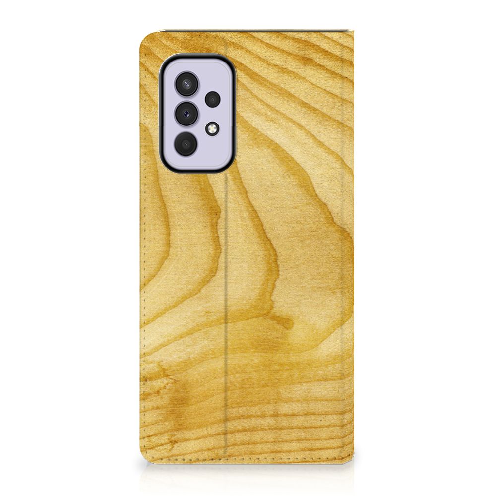 Samsung Galaxy A33 5G Book Wallet Case Licht Hout - B2C Telecom