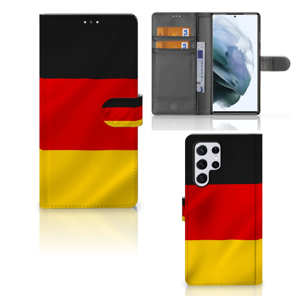 Samsung Galaxy S22 Ultra Bookstyle Case Duitsland