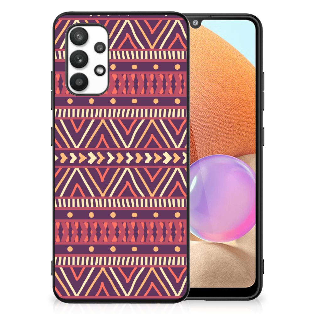 Samsung Galaxy A32 4G | A32 5G Enterprise Editie Back Case Aztec Paars