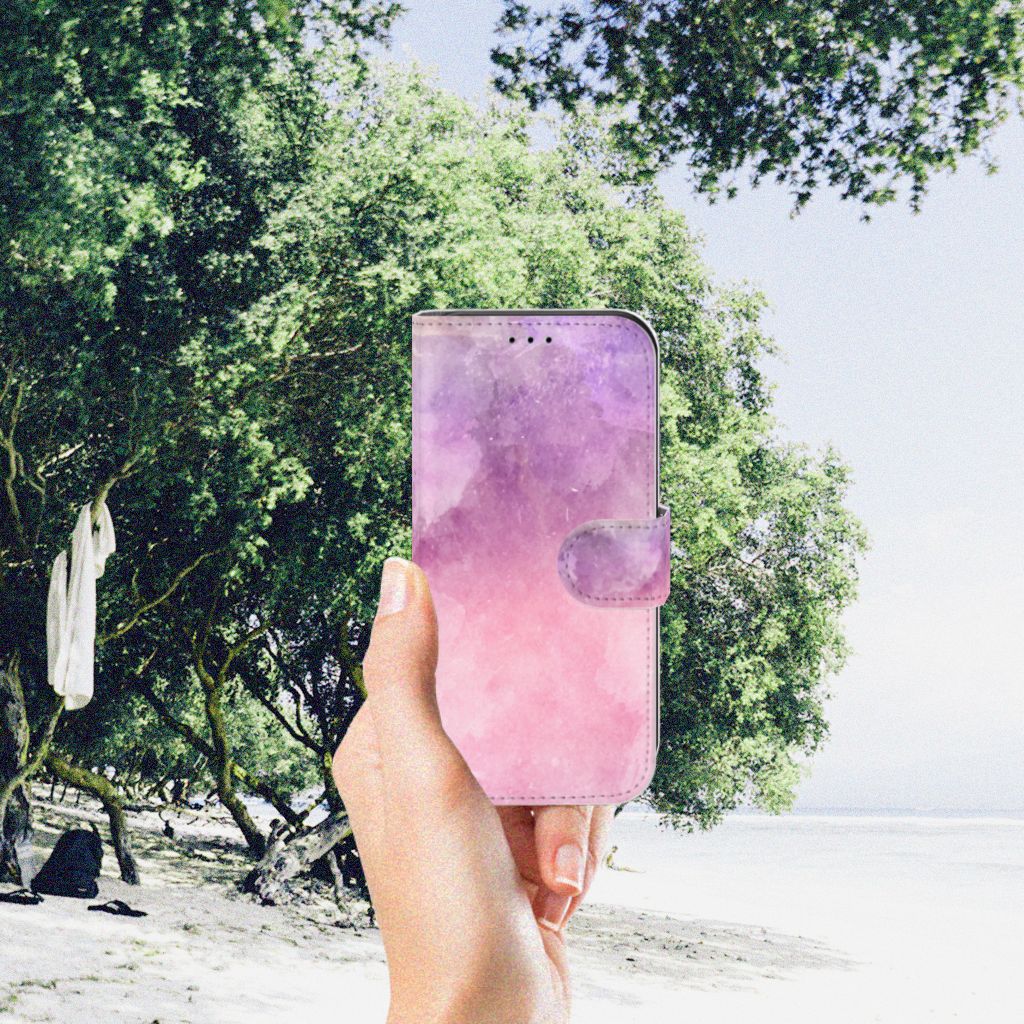 Hoesje Apple iPhone 11 Pro Pink Purple Paint