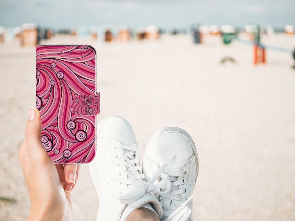 Samsung Galaxy S10e Hoesje Swirl Pink