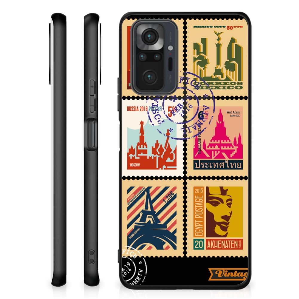 Xiaomi Redmi Note 10 Pro TPU Backcover Postzegels B2C Telecom