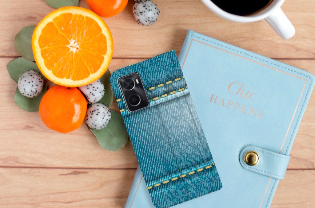 OPPO A96 | A76 Hippe Standcase Jeans - B2C Telecom