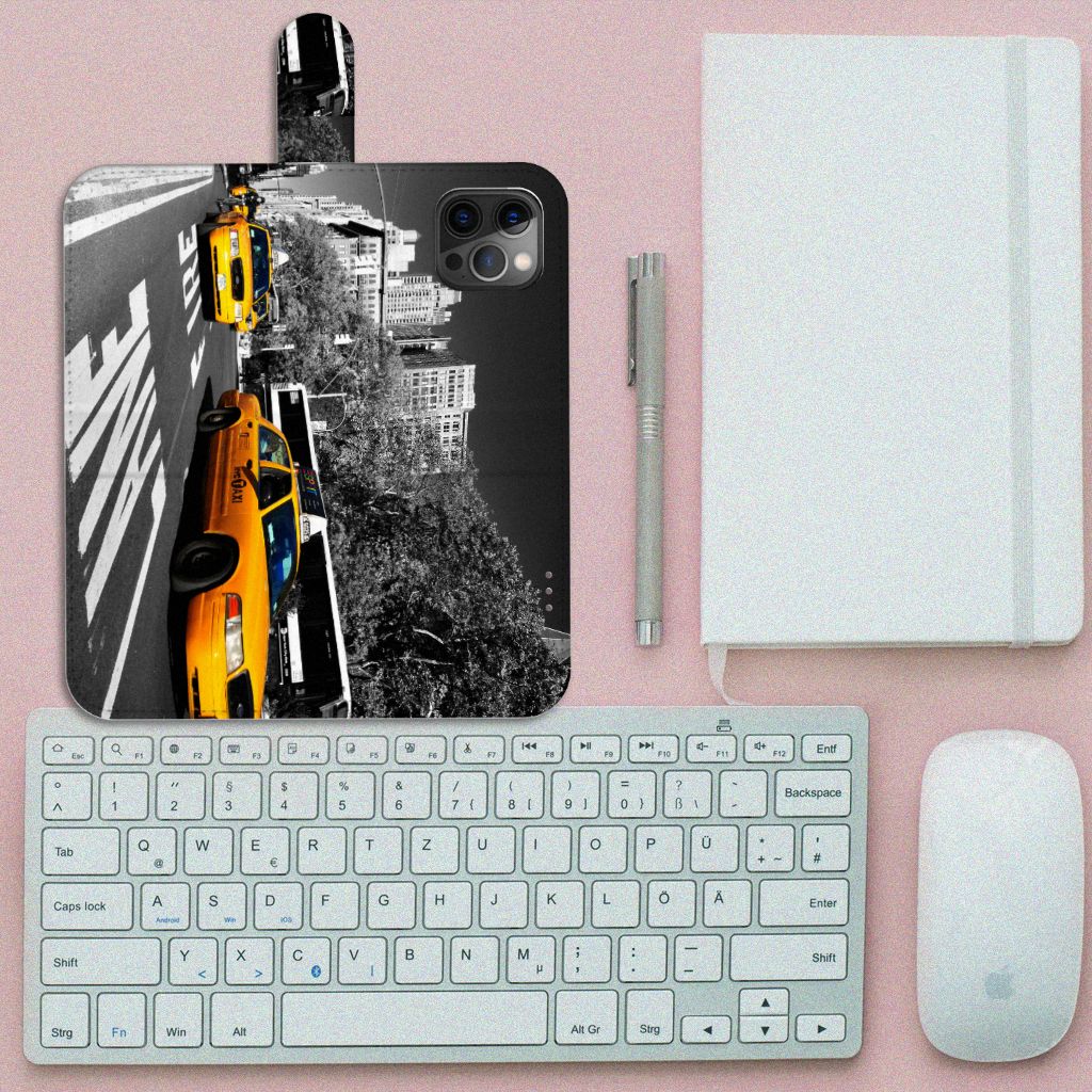 Apple iPhone 12 Pro Max Flip Cover New York Taxi