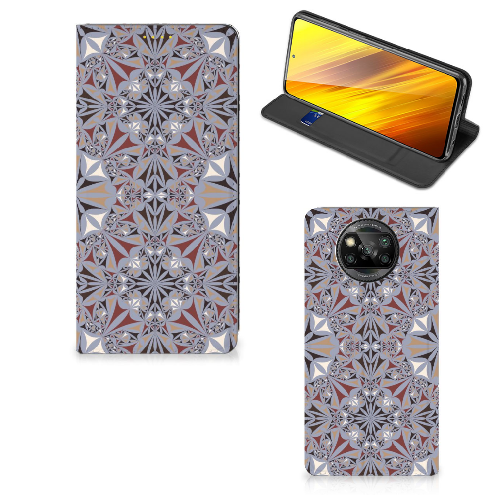 Xiaomi Poco X3 Pro | Poco X3 Standcase Flower Tiles - B2C Telecom