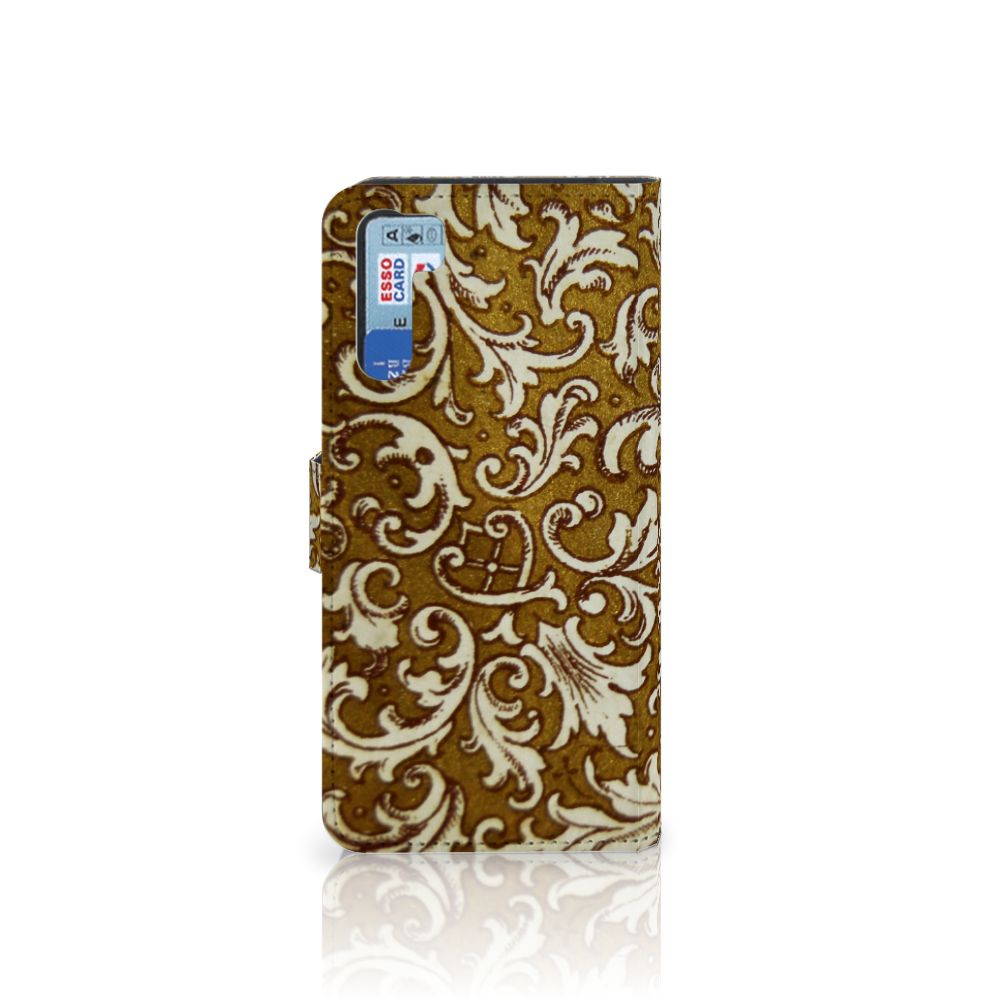 Wallet Case OPPO A91 | Reno3 Barok Goud
