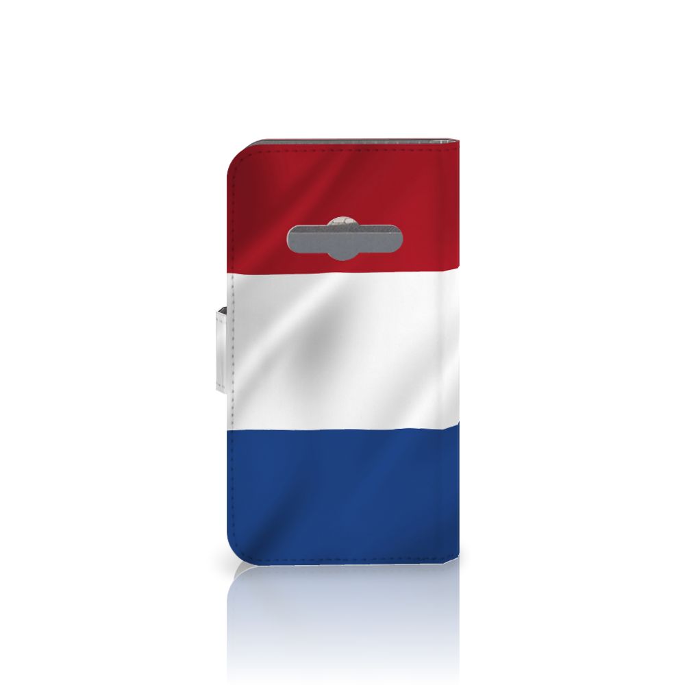 Samsung Galaxy Xcover 3 | Xcover 3 VE Bookstyle Case Nederlandse Vlag met artistiek ontwerp