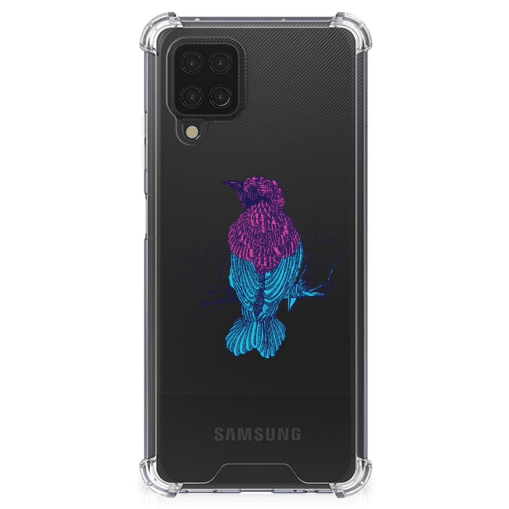 Samsung Galaxy A12 Stevig Bumper Hoesje Merel