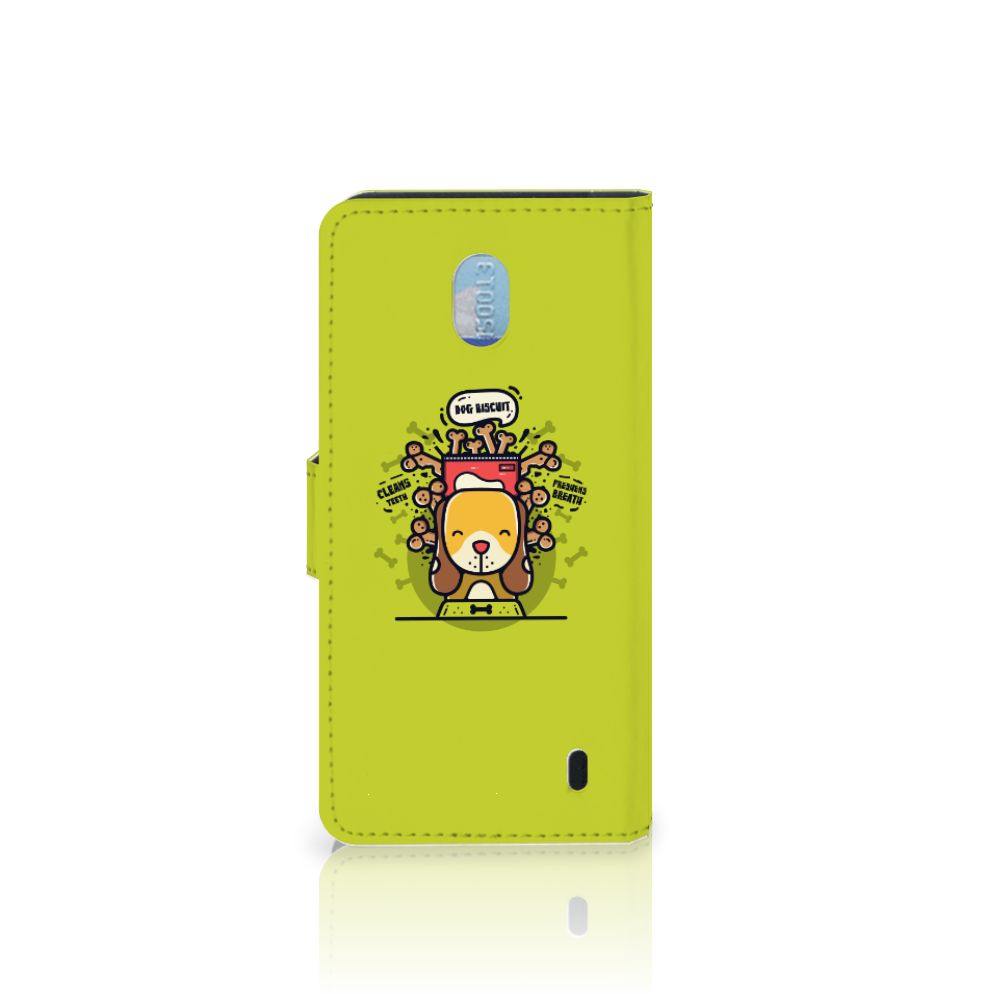 Nokia 1 Plus Leuk Hoesje Doggy Biscuit