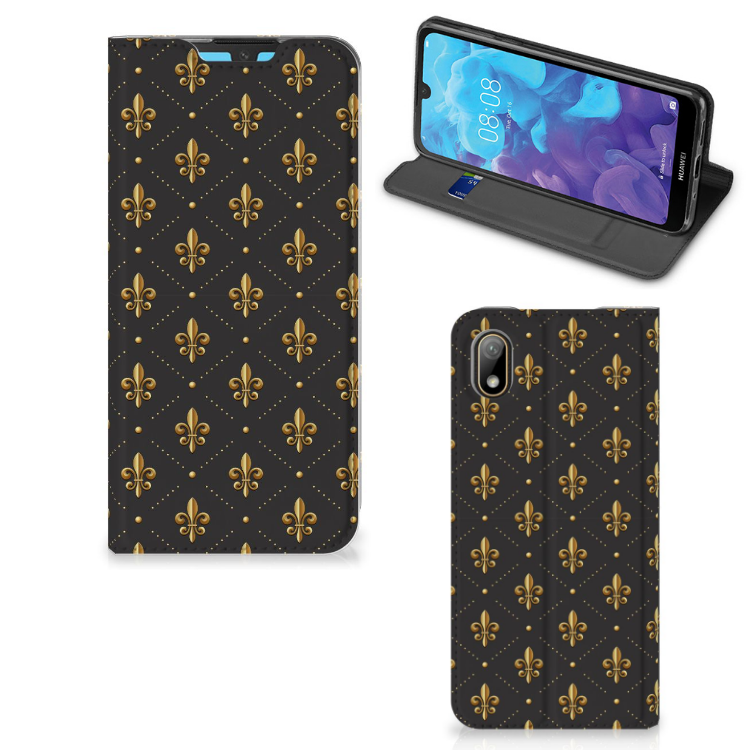 Huawei Y5 (2019) Hoesje met Magneet Franse Lelie - B2C Telecom