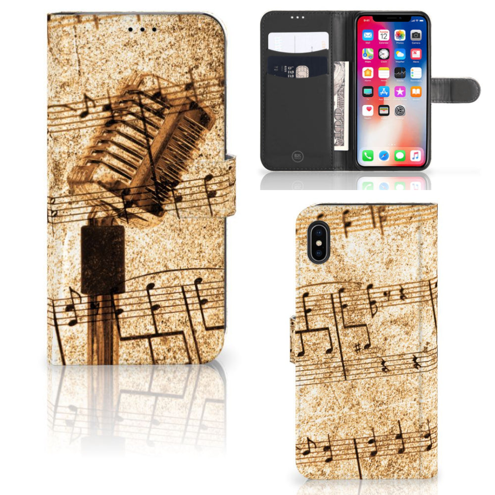Apple iPhone Xs Max Telefoonhoesje met foto Bladmuziek