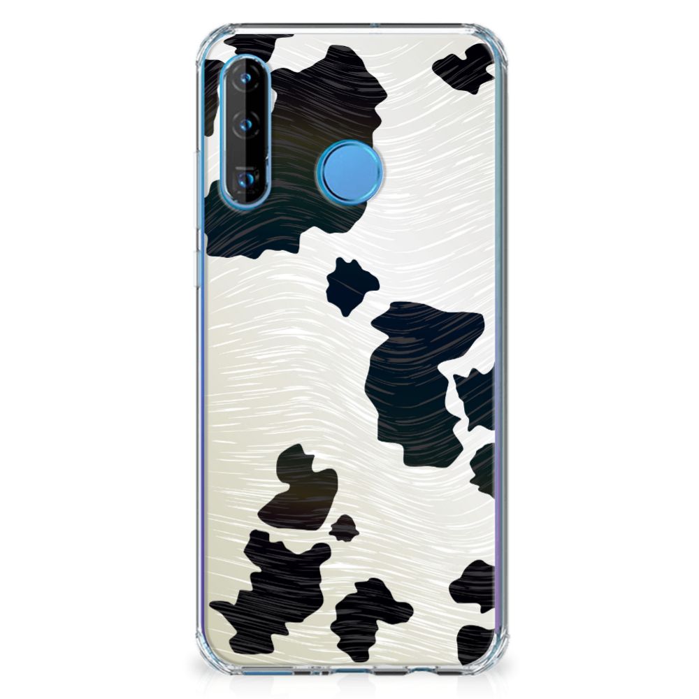 Huawei P30 Lite Case Anti-shock Koeienvlekken