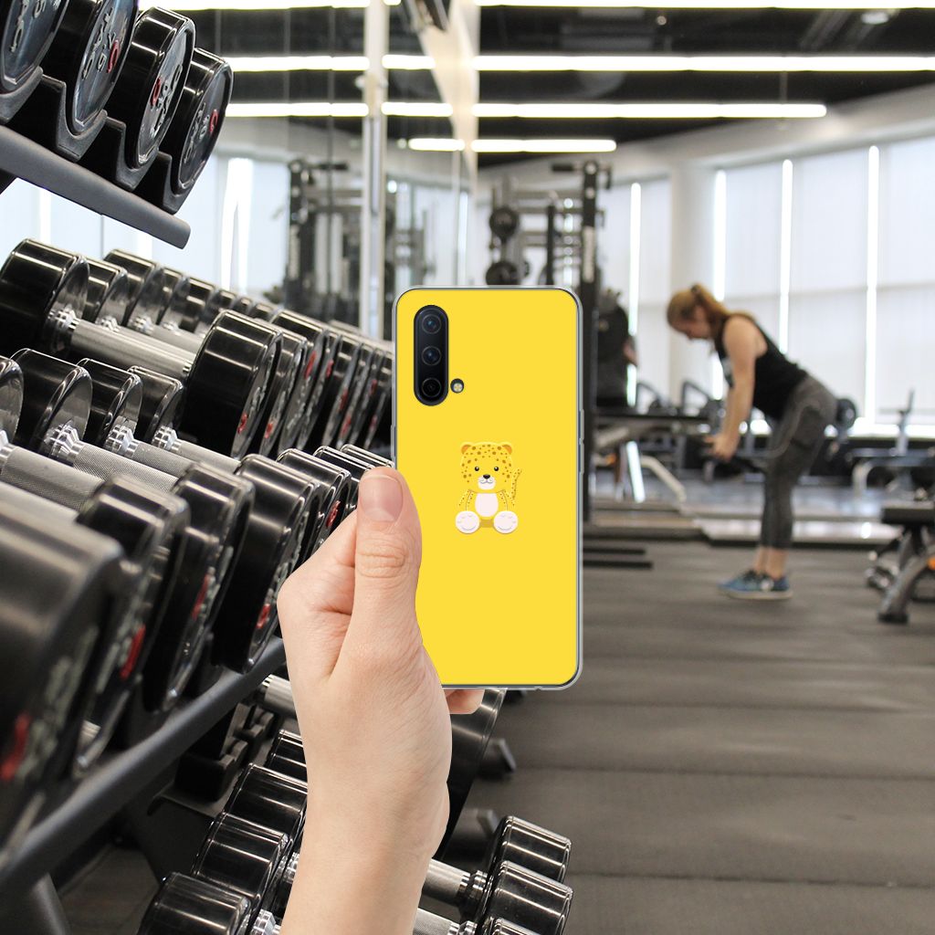 OnePlus Nord CE 5G Telefoonhoesje met Naam Baby Leopard B2C Telecom