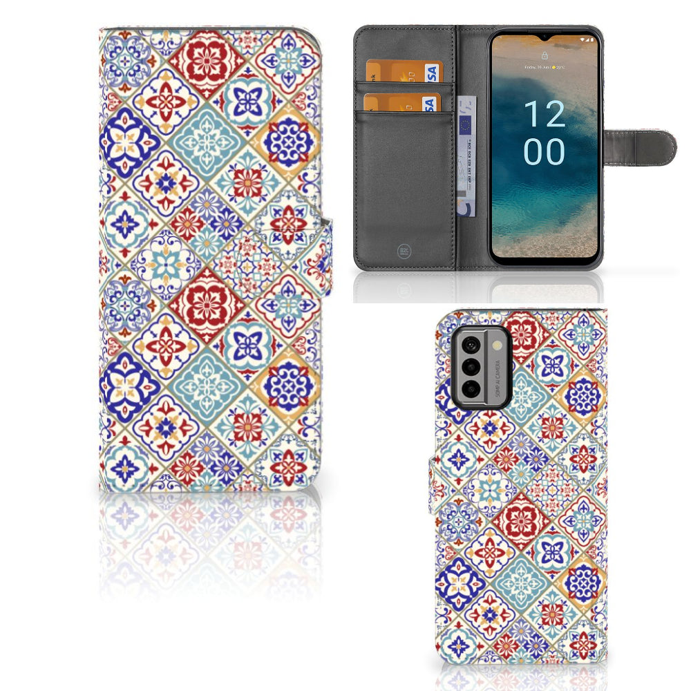 Nokia G22 Bookcase Tiles Color