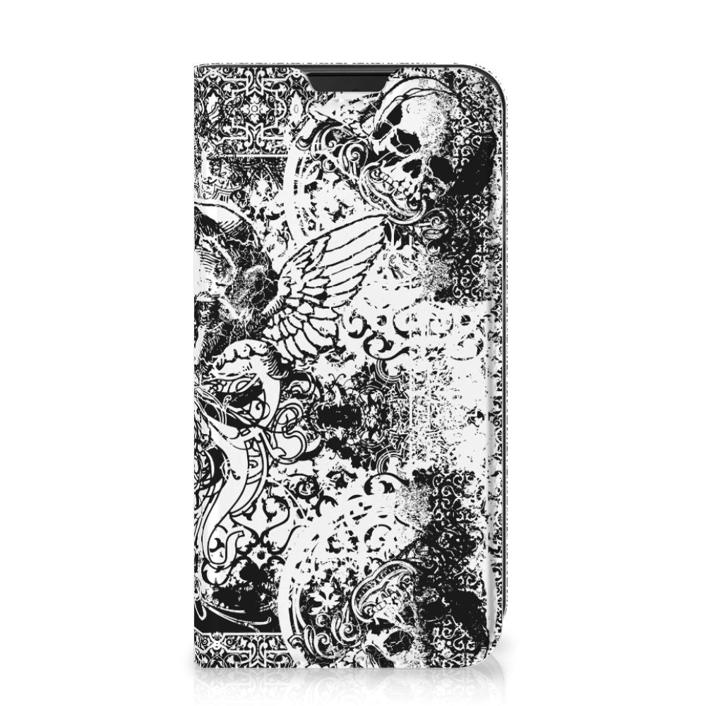 Mobiel BookCase Samsung Galaxy Xcover 5 Skulls Angel - B2C Telecom