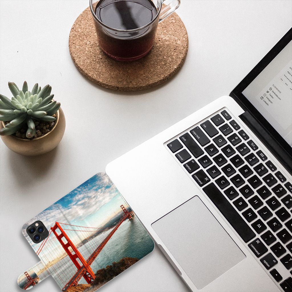 Apple iPhone 11 Pro Flip Cover Golden Gate Bridge