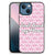 Apple iPhone 13 mini Telefoon Hoesje Flowers Pink DTMP B2C Telecom