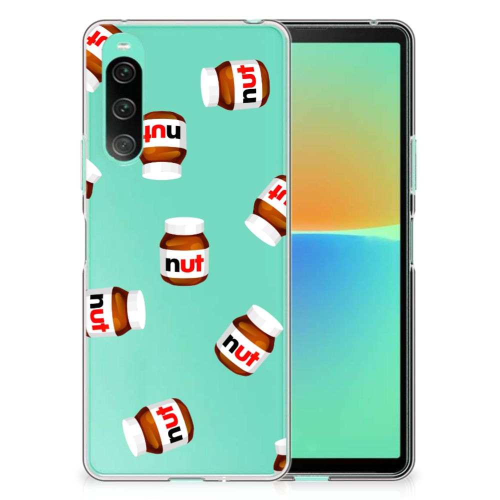 Sony Xperia 10 V Siliconen Case Nut Jar