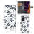 Samsung Galaxy Note20 Ultra Hoesje Leaves Blue