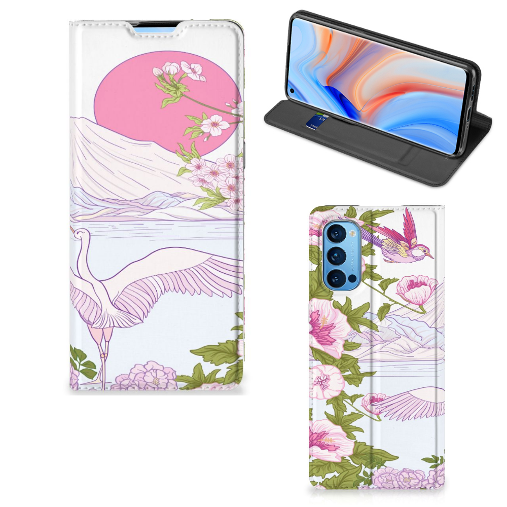 OPPO Reno4 Pro 5G Hoesje maken Bird Standing - B2C Telecom