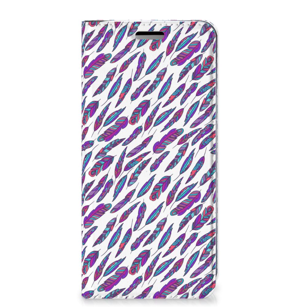 Samsung Galaxy S9 Hoesje met Magneet Feathers Color