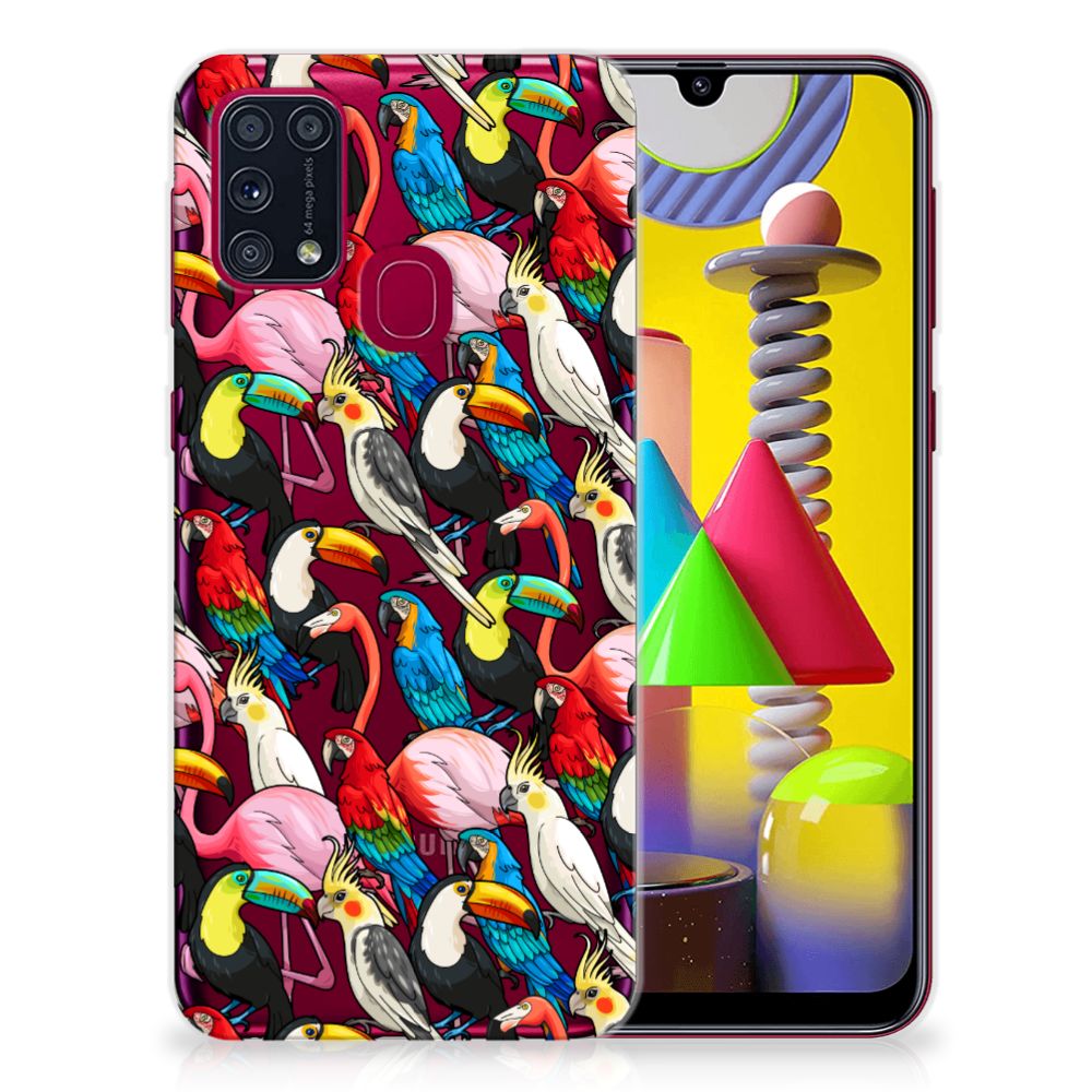 Samsung Galaxy M31 TPU Hoesje Birds B2C Telecom
