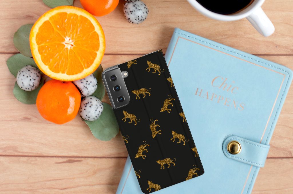 Hoesje maken voor Samsung Galaxy S21 Plus Leopards - B2C Telecom
