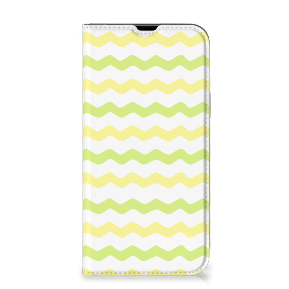 iPhone 13 Pro Max Hoesje met Magneet Waves Yellow - B2C Telecom