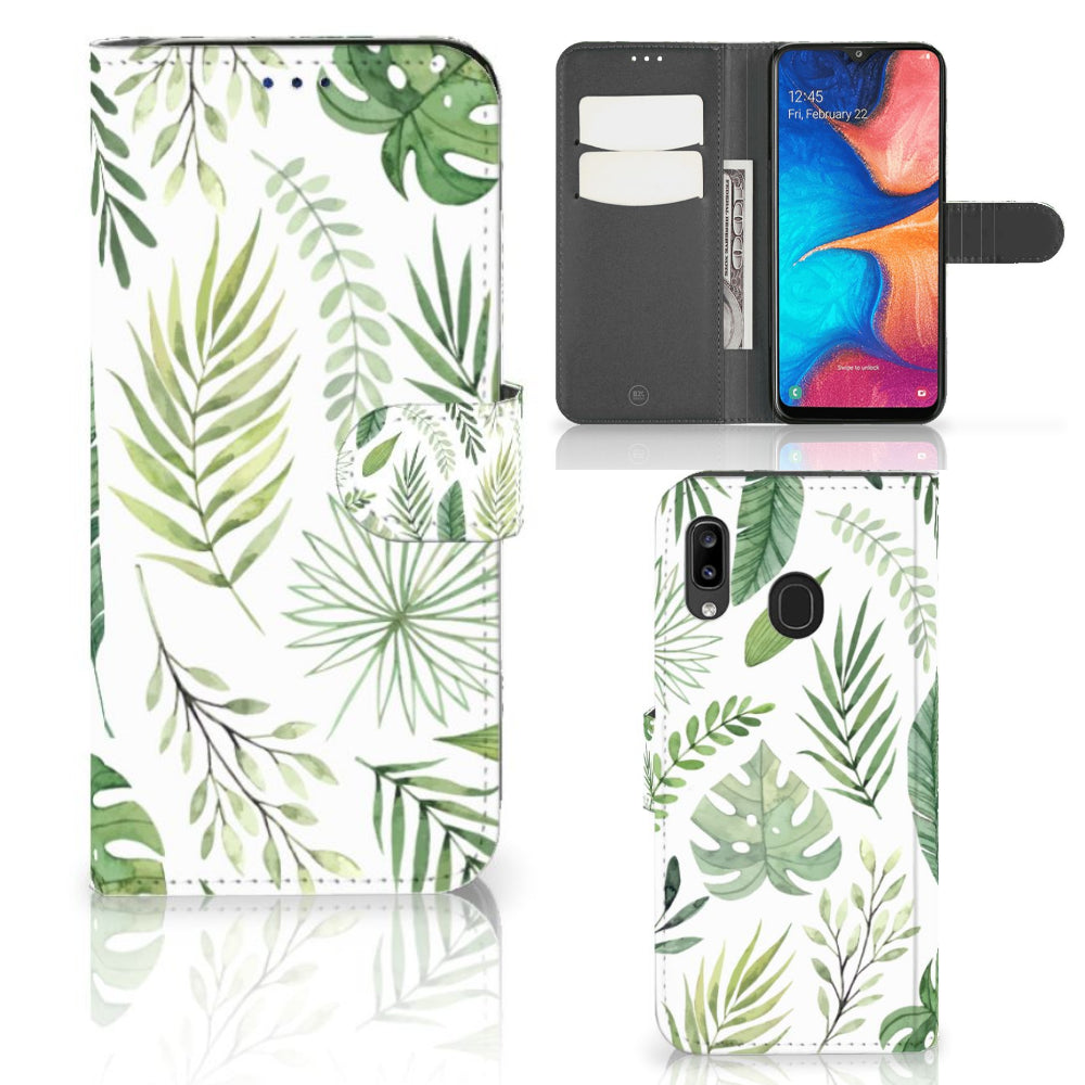 Samsung Galaxy A30 Hoesje Leaves
