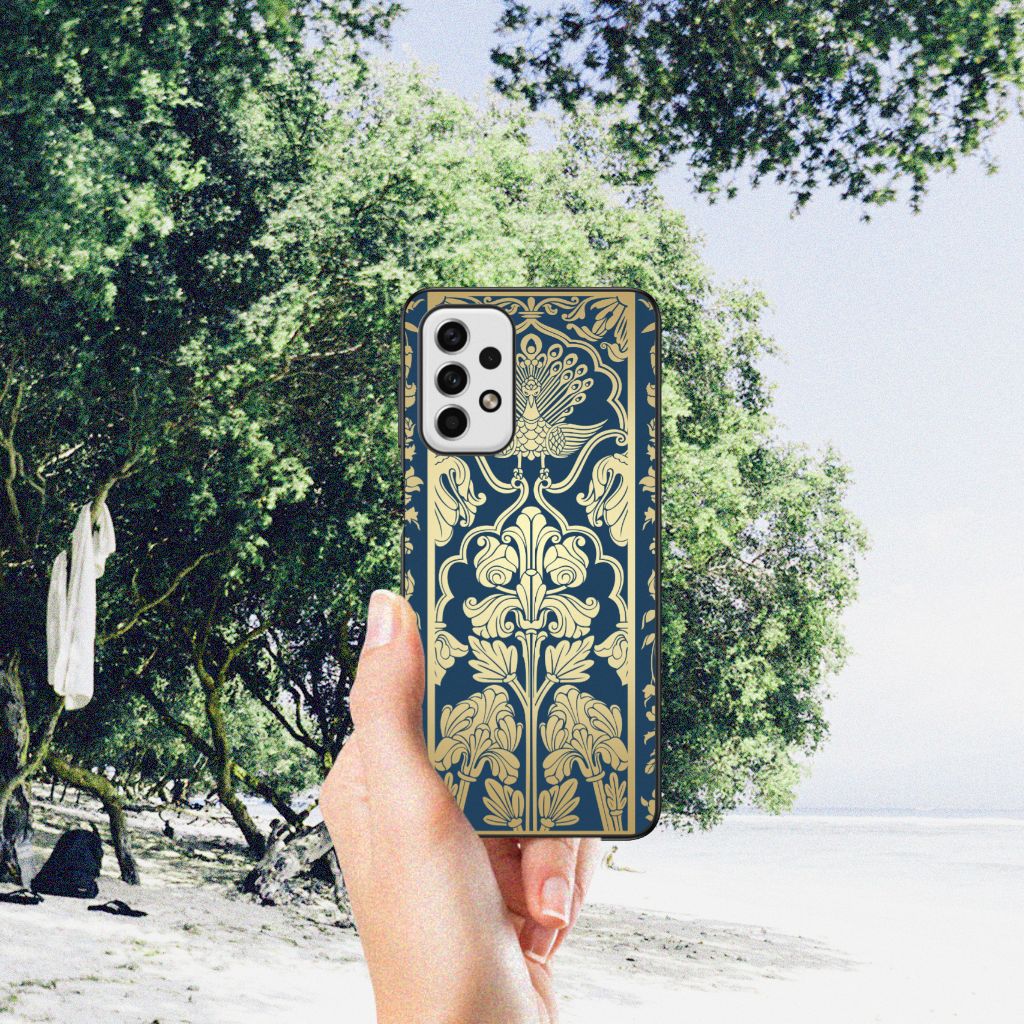 Samsung Galaxy A23 Bloemen Hoesje Beige Flowers B2C Telecom