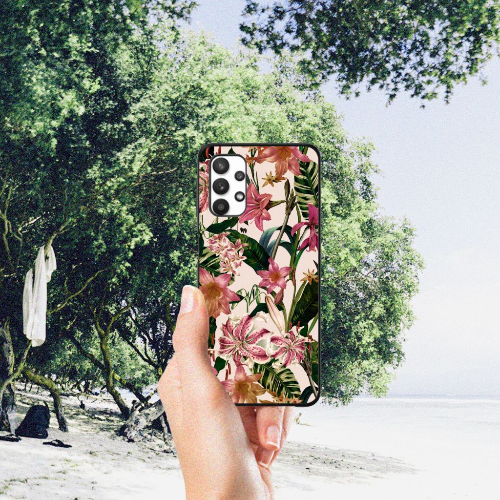 Samsung Galaxy A32 5G Bloemen Hoesje Flowers B2C Telecom