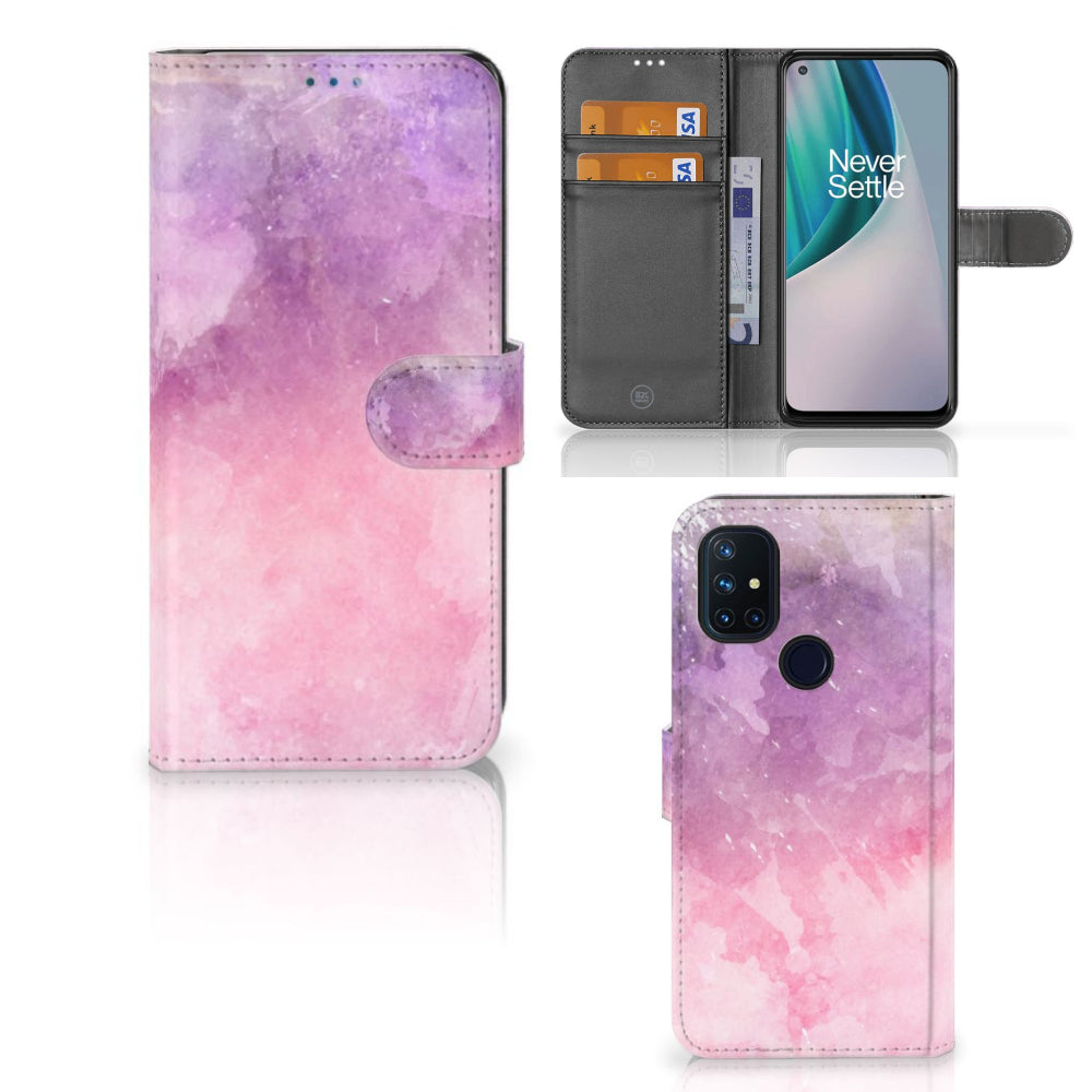 Hoesje OnePlus Nord N10 Pink Purple Paint