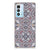Motorola Edge 20 Pro TPU Siliconen Hoesje Flower Tiles
