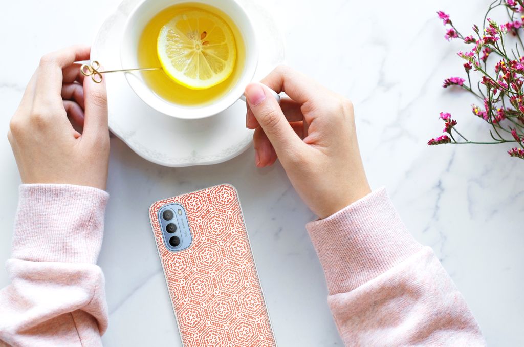 Motorola Moto G31 | G41 TPU bumper Pattern Orange B2C Telecom