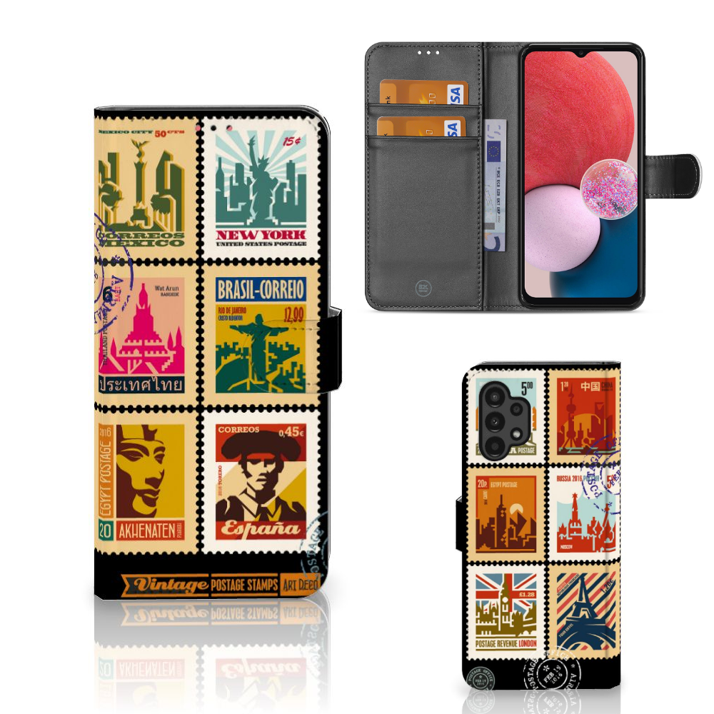 Samsung Galaxy A13 (4G) Flip Cover Postzegels