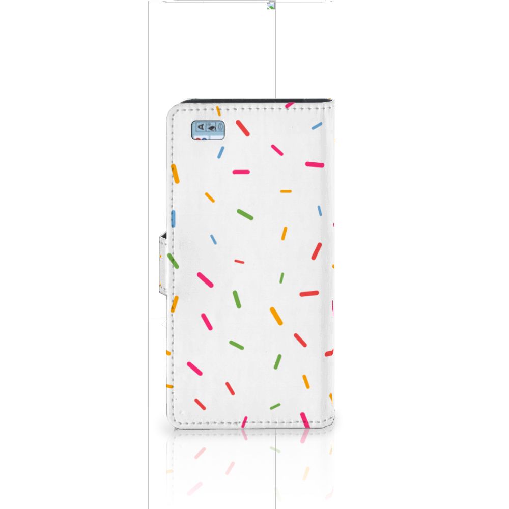 Huawei Ascend P8 Lite Book Cover Donut Roze