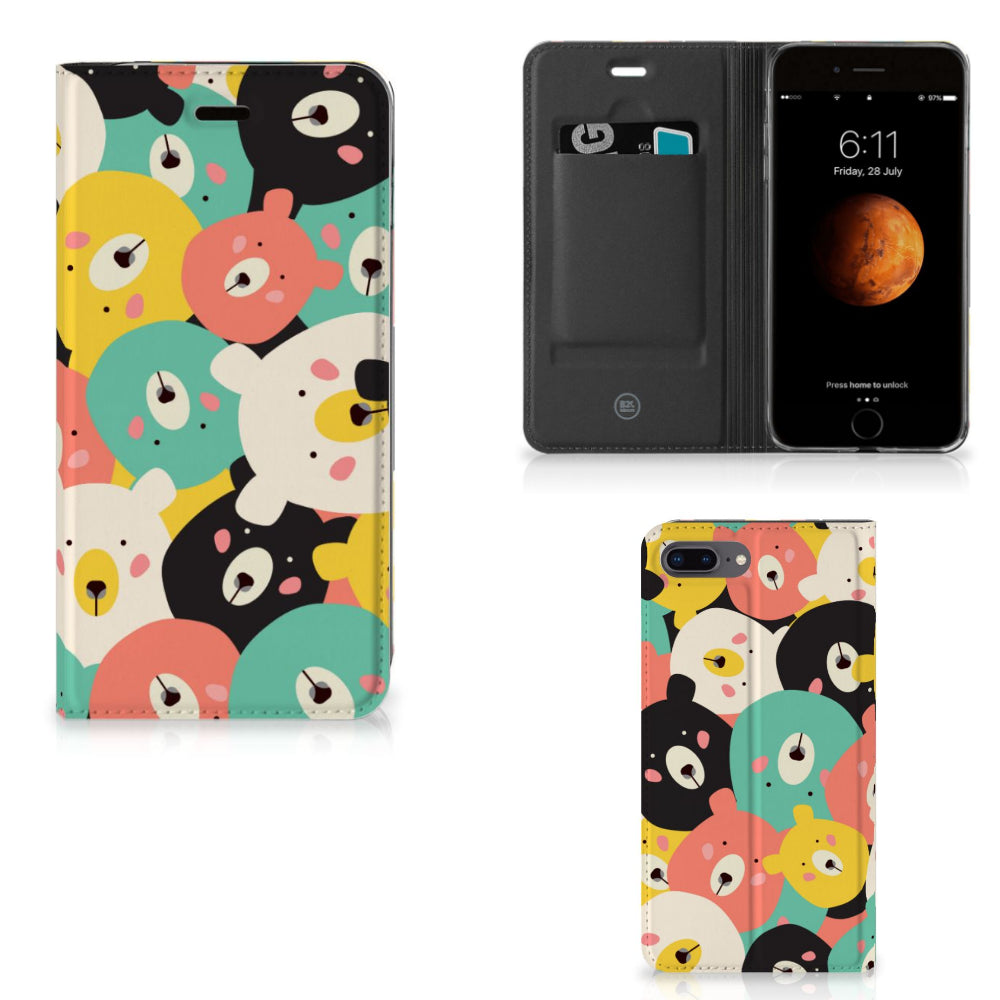 Apple iPhone 7 Plus | 8 Plus Magnet Case Bears