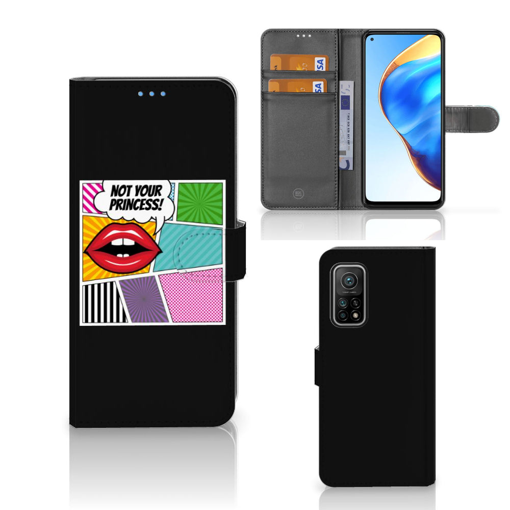 Xiaomi Mi 10T Pro | Mi 10T Wallet Case met Pasjes Popart Princess