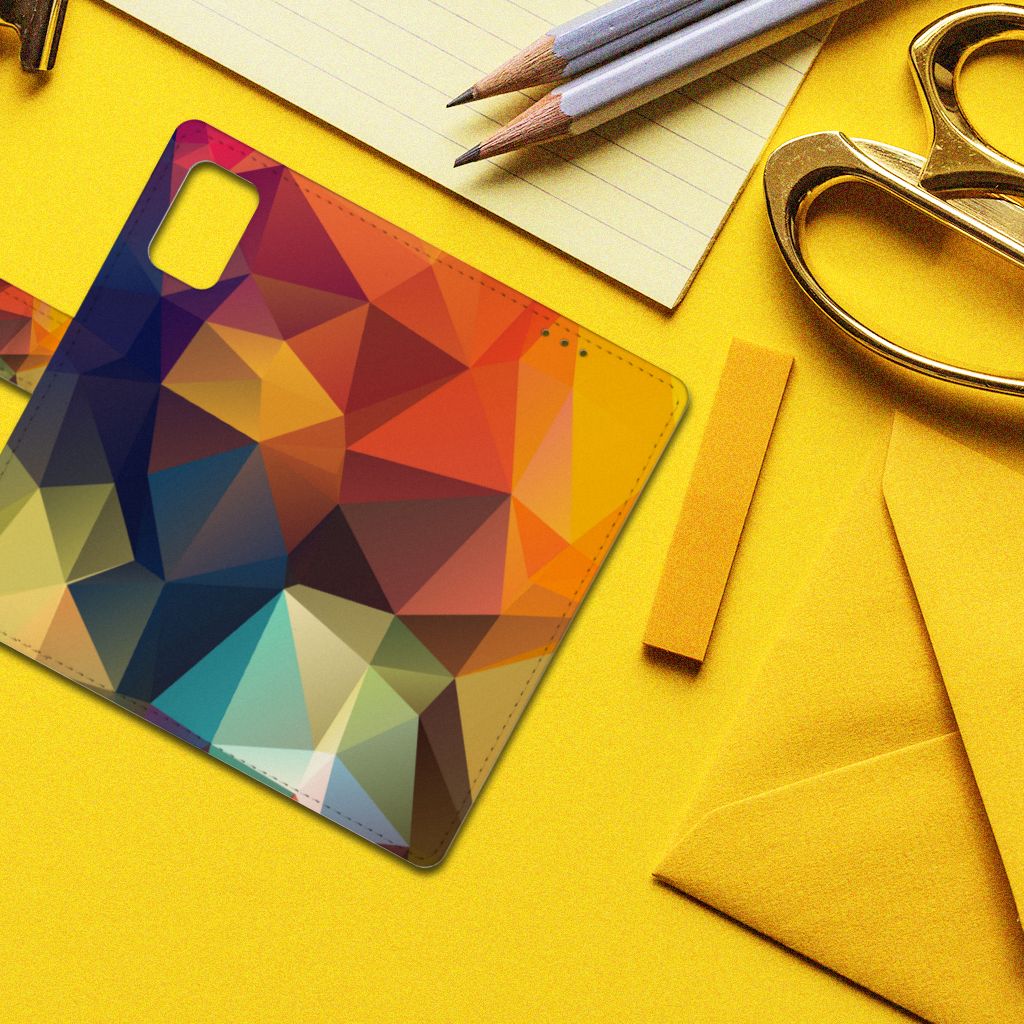 Samsung Galaxy A02s | M02s Book Case Polygon Color