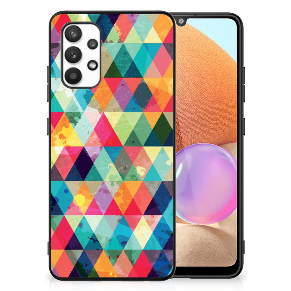Samsung Galaxy A32 4G | A32 5G Enterprise Editie Back Case Geruit B2C Telecom