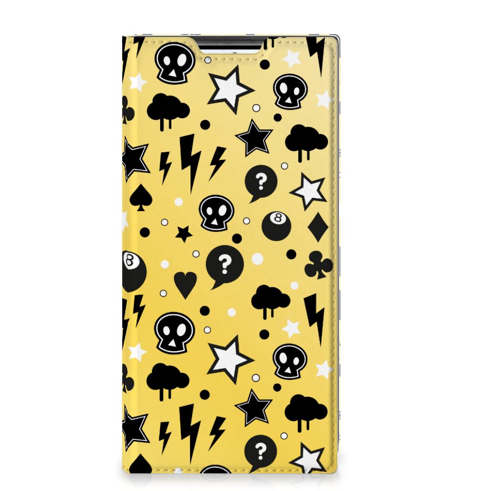Mobiel BookCase Samsung Galaxy S22 Ultra Punk Geel - B2C Telecom